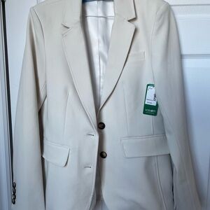 NWT- Cream Blazer